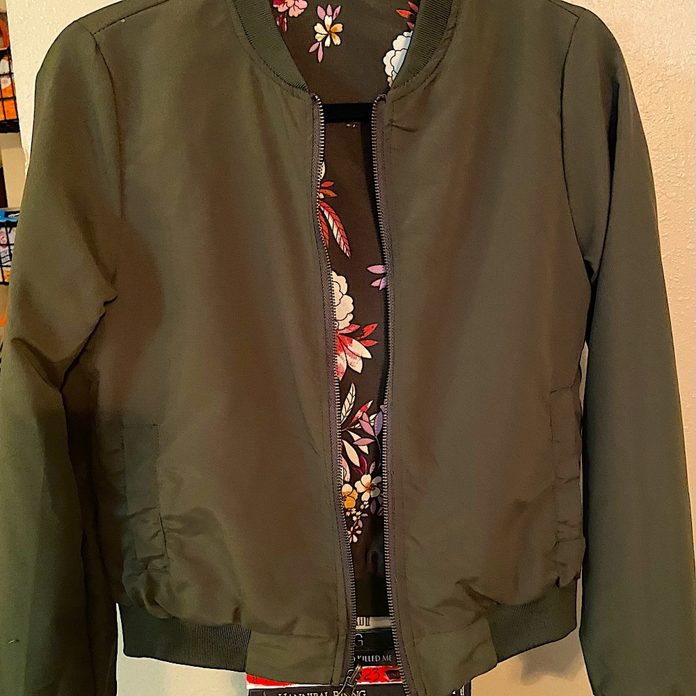 NWT Reversible Bomber Jacket